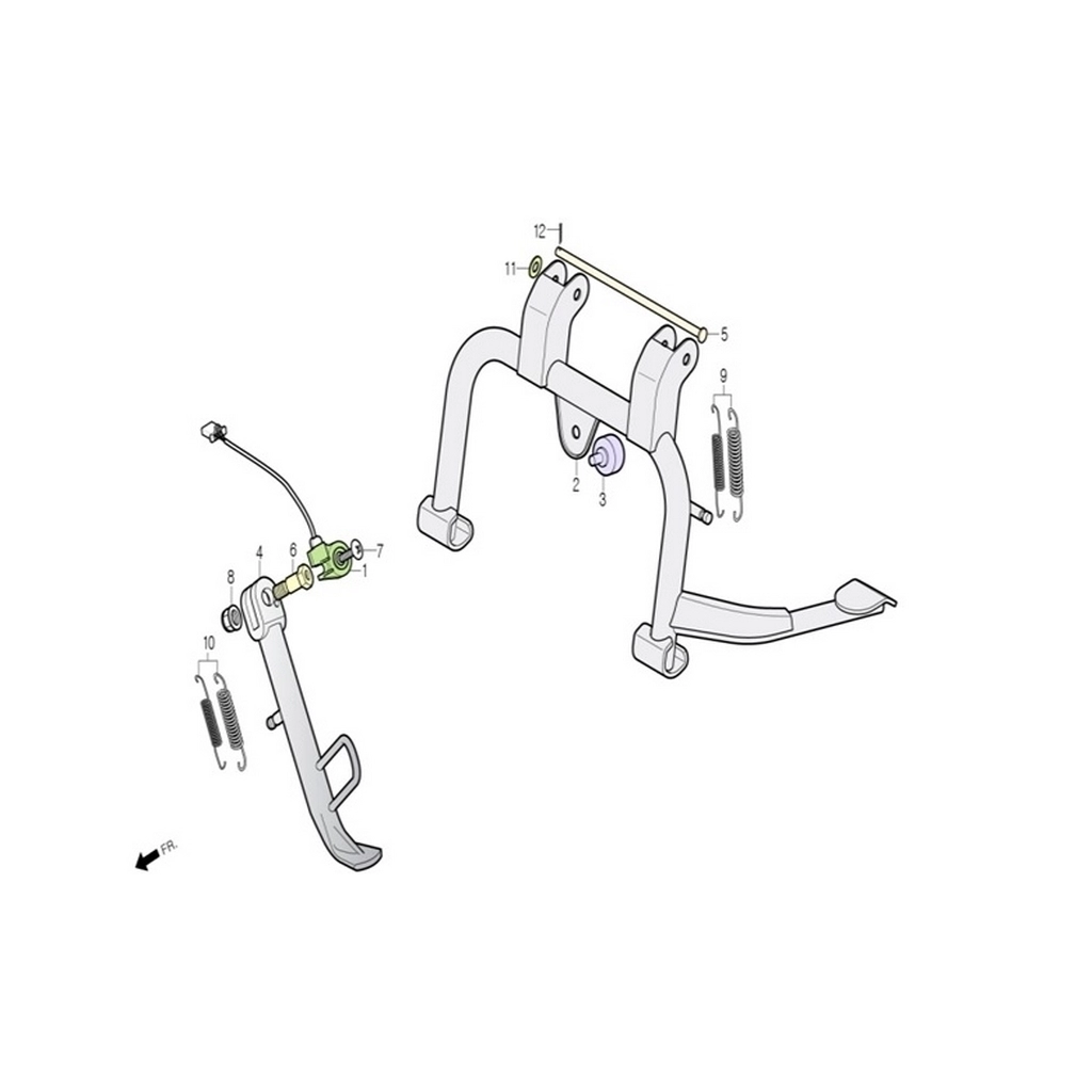 DAELIM TS50 (DL50-BG) ORTA SEHPA MILI #DL50-BG F2105